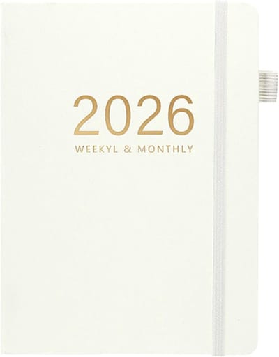 Agenda 2026 - Dagelijkse Planner - Efficiënt Plannen - Verticaal Ontwerp - A5 Formaat - Wit