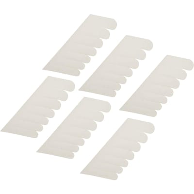 Zelfklevende Zijde Nagelwraps Versterkende Nagels Beschermers Stickers UV Gel Nagels Gereedschap white