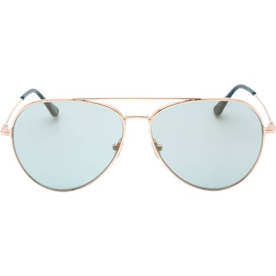 Tom Ford Ft0996 28X glanzende rosegouden zonnebril
