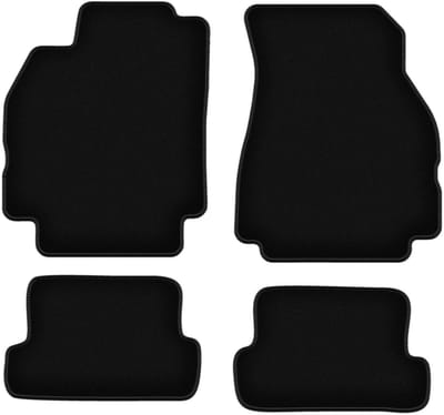BASIC zwarte veloursmatten voor: Renault Megane II CC coupé, cabrio (2003-2010)