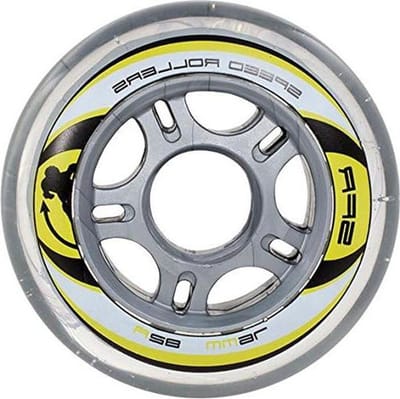 Skate Wielen Set - Vervangende Wielen - Inline Skaten - PU Cast 82A - 4 Stuks - Transparant