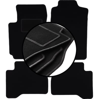 Complete set veloursmatten voor: Suzuki Grand Vitara II 3-deurs (2005-2014)