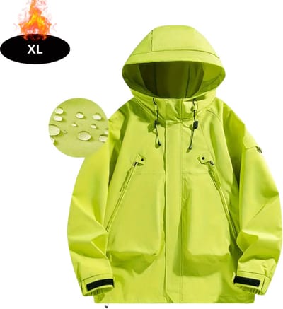 Livano Windjas Dames - Parka - Lente & Herfst - Jas - Volwassen - Windjack - Windbreaker - Outdoor - Geel - XL