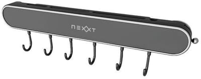 Nexxt Keukenrek – Meer Ruimte op je Aanrecht – Messenhouder & Haken – Wandmontage