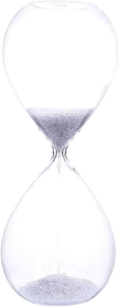 Zandloper Timer - Zandklok Decor - Tijd Management - Druppel Vorm Design - 15 Minuten - Blauw