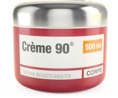 HT26 CREME 90 Brightens and evens out to reveal the radiance of dark, tan, and mixed skin tones !. 500GR