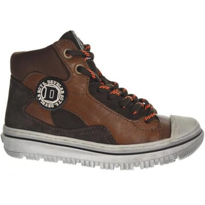 Develab Veterschoenen Hoog Veterschoenen Hoog - Cognac - Maat 31