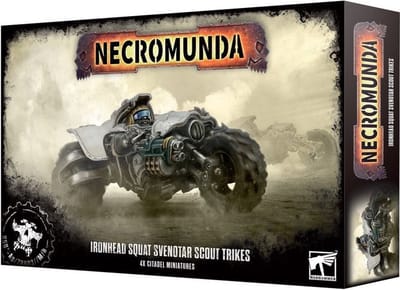 Necromunda - Ironhead Squat Svenotar Scout Trikes (301-54)
