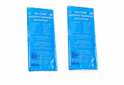 Rojafit - Hot/Cold pack - 12 x 29 cm - Herbruikbaar - Flexibel coolpack / icepack / gelpack - Extra kwaliteit +/- 418 gram per stuk = Langer Koelen! - Voordeelset a 2 Stuks!!
