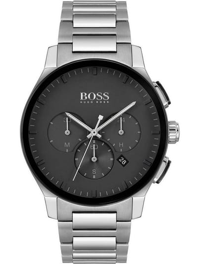Hugo Boss Peak Chrono - Horloge - Chronograaf - Edelstaal - Zilverkleurig