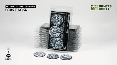 Frost Lake Bases Pre-Painted (3x 50mm Round)