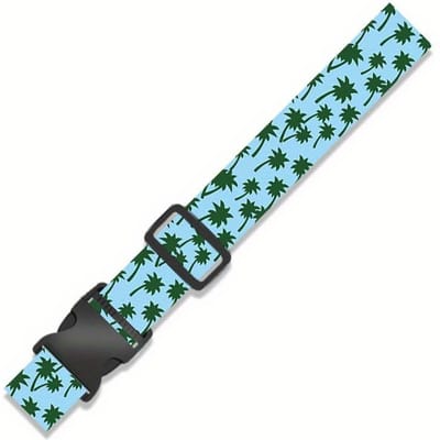 1 PC Valise de voyage avec corde d'emballage et sangle fixe droite, une sangle de bagage à boucle et une sangle de fixation pour valise de voyage avec sangle fixe Coconut trunk strap