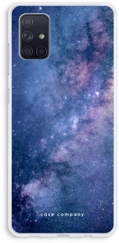 Case Company® - Hoesje geschikt voor Samsung Galaxy A71 hoesje - Nebula - Soft Cover Telefoonhoesje - Bescherming aan alle Kanten en Schermrand