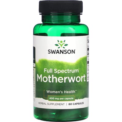 Volledig Spectrum Moederkruid, 400Mg, 60 Capsules