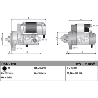Starter DENSO DSN2128