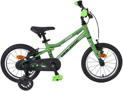 Volare Venom Kinderfiets - Jongens - 14 inch - Groen - Twee handremmen