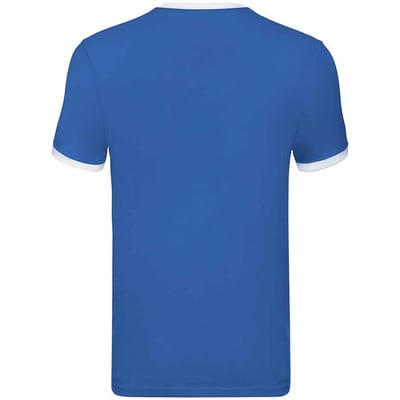 Fruit of the Loom Heren Ringer Contrast T-shirt (Koningsblauw/Wit)