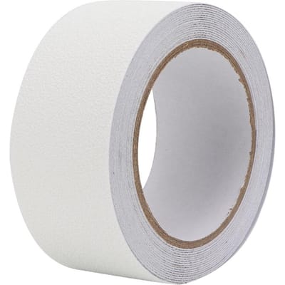 PEVAPU Rubber Antislip Tape Vloer Trap Trede Antislip Abrasieve Veiligheidsstrip 5m(Wit) wit
