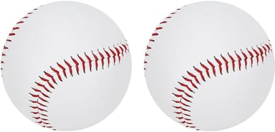 Honkballen Set - Trainingsballen - Slagoefening - Zachte vulling - 63 cm diameter - Wit