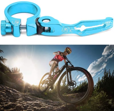 Dailygoods- Zadelklem Super Stabiliteit - Zadelpenklem - Verstelbaar - Snelle Ontgrendeling - Eenvoudig te Demonteren - Geschikt voor Fietsen - Fietszadelklem