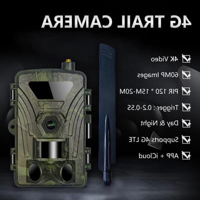 Wildcamera - Buitencamera Trail - Natuurlijk Gedrag Observeren - Hoge Resolutie - Full HD - Groen