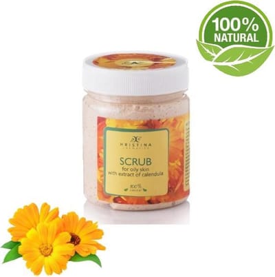 Calendula Face Scrub 100% Natural - Met Koalin & Propolis - 200ml