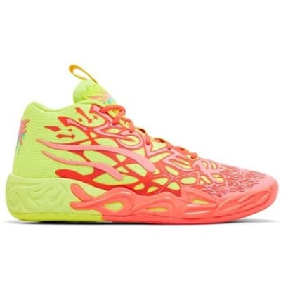 PUMA Unisex Mb.04 1love Pink Alert-yellow Alert Maat: 46 | Trainingsschoenen Outlet | Unisex | Geel