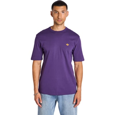 Adidas adicolor T-shirts Heren - Paars - Maat XL - Katoen Jersey