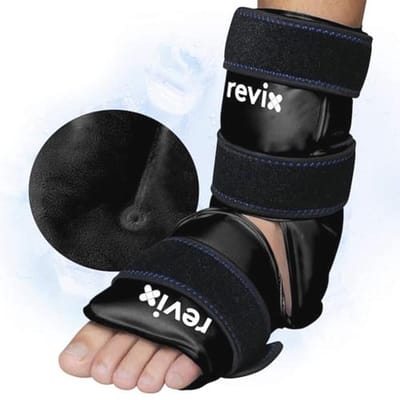 Enkel Ice Pack Wrap voor Pijnverlichting en Blessures - Herbruikbare Gel IJs Cold Packs voor Voet