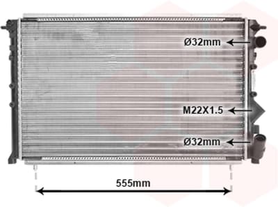 Van Wezel - RADIATOR VOOR RENAULT ESPACE 1991-1996 6025101338