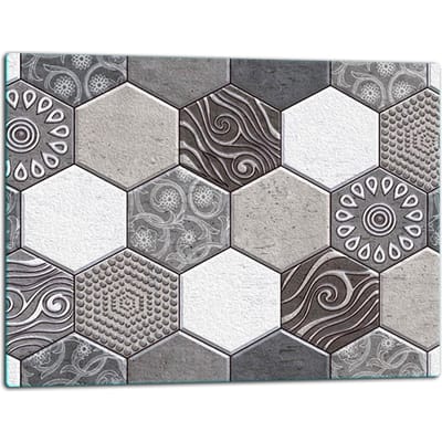 TMK ArtDeko - Snijplank - Glas - 52x40cm - Mozaïek