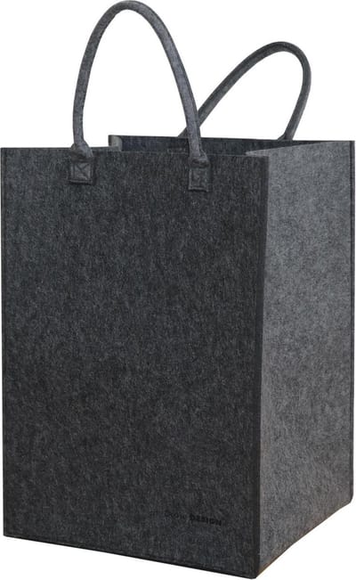Gerecycled Vilt: 100L Wasverzamelaar 43x38x60 - XL Vilten Tas - Wasmand Opvouwbaar Groot Badkamer
