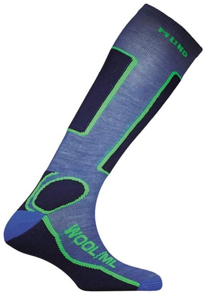 Mund Socks Skiing Antibacterial Sokken Blauw EU 46-49 Man