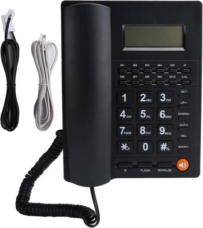 Vaste Telefoon met Grote Knoppen en Beller-ID - Ideaal voor Ouderen en Kantoor