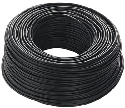 Elektrische Installatiekabel Eenaderig PVC Zwart per Meter voor Installatiewerk