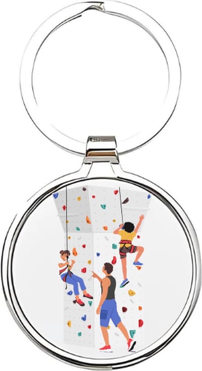 Akyol - boulderen Sleutelhanger - Sport - muurbeklimmers - muurklimmen - boulderer - sport - sportliefhebber - extreme sport - bergbeklimmen - boulder - muurbeklimmer - muurbeklimster - 4 x 7,5 CM