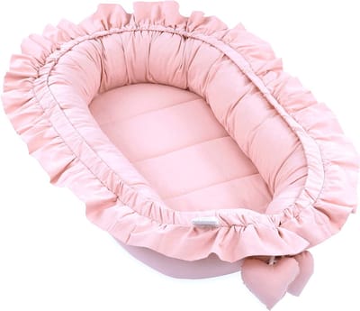 Baby Cocoon Bumper Reiswieg 100% katoen Anti-allergisch - babynestje \ Warm nest baby