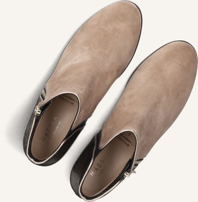 Hassia Madeira Enkellaarsjes - Enkelboots met rits - Dames - Taupe - Maat 37,5