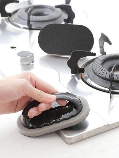 Waledano® Pannenborstel - eenvoudige reiniging van servies, potten, pannen - schoonmaakborstel met handvat badkamer, keuken - tegelborstel - afwasborstel -schuurborstel - 1 Stuks