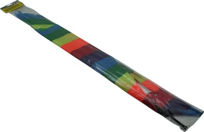 Benson Kleurrijke driehoek-vlieger - 120 cm - 1-lijns - Inclusief 40 m lijn - Voor kinderen vanaf 5 jaar