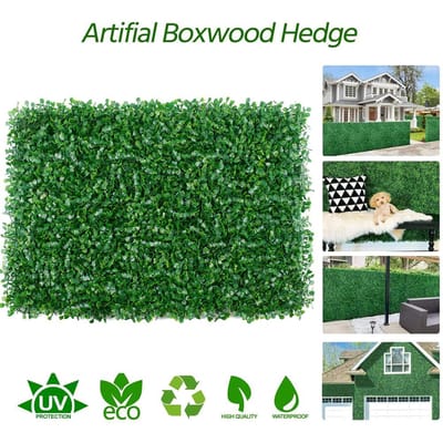 40x60cm Kunstgras Plant Gazonpanelen Muurhek Huis Tuin Achtergrond Decor black