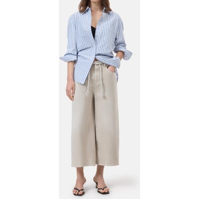 Closed Lyna Soft Beige Maat: W27L32 | Wijde Broeken Outlet | Dames | Beige