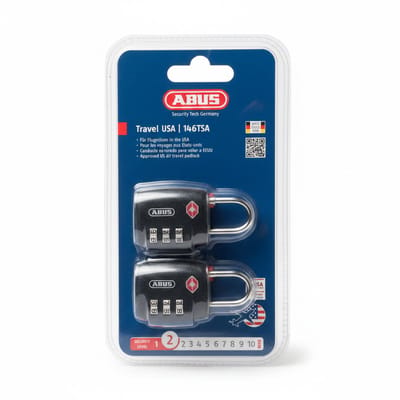 ABUS combinatieslot 146TSA/30 Twins B - voor het beveiligen van bagage, koffers en kleine voorwerpen