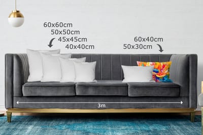 Sierkussens - Kussentjes Woonkamer - 60x40 cm - Bloem - Verflook - Modern - Abstract - Kleuren