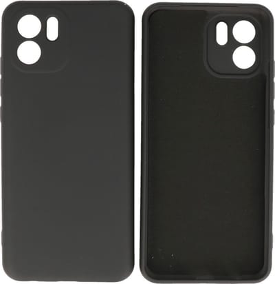 Fashion Backcover Telefoonhoesje - Color Hoesje - Geschikt voor de Xiaomi Redmi A1 - Zwart