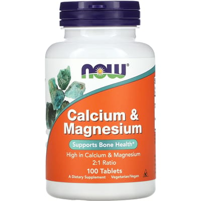 Calcium & Magnesium tabletten (100 tabletten)