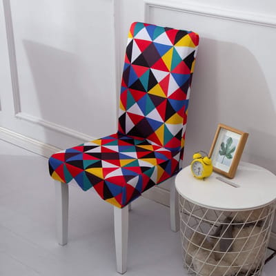 ZEYNOMAX- Stoelbeschermers Set van 6 - Afneembare/Wasbare Hoezen - Eetkamerstoel Bekleding - Kreukvrij/Comfortabel - Memory Stretch Materiaal - Modieus Design - Stoelhoezen