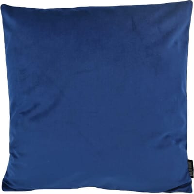 Gek op kussens! Sierkussen velvet donkerblauw | 45 x 45 cm | velvet/polyester
