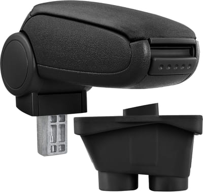 Armsteun voor Peugeot 208 vanaf 2012 stof zwart