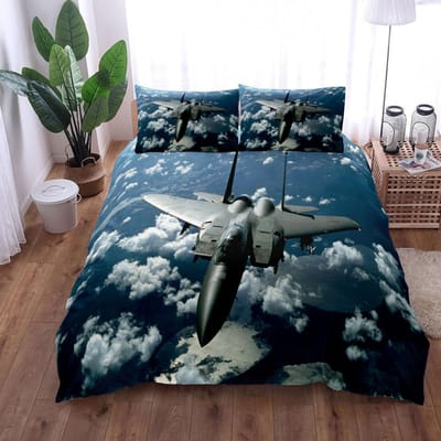 Vlieg de Concorde Dekbedovertrek Set VK Eenpersoons Tweepersoons Queen US Twin Full King Maat Onder Beddengoed Set 140x200cm
